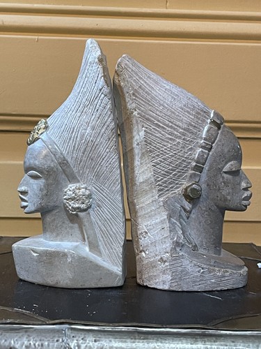 Paire statue serres livres - paire, serres-livres