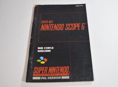 Notice super nintendo snes - notice,