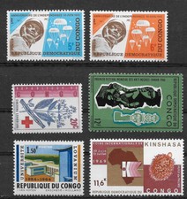 CONGO ,  LOT OF 6 STAMPS 