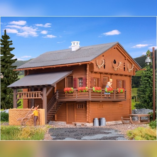 Chalet avec kit éclairage - avec,