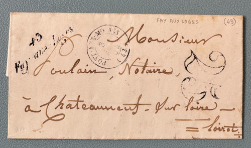 Lettre fay aux loges 1854 - lettre,