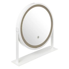 Miroir Pivotant à Poser "LED" 35cm Blanc