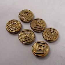 Lot de 6 Boutons anciens en