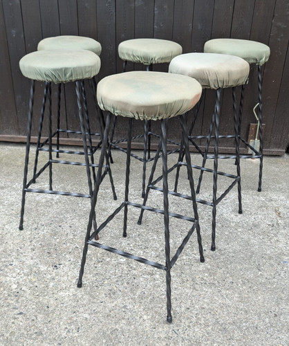 Tabouret bar vintage - tabouret,