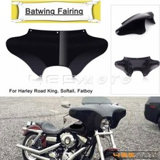 Detachable ABS Headlight Batwing Fairing Fit for Harley Touring Road King FLHRC