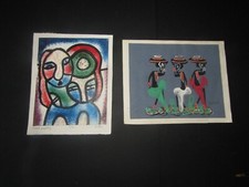 2 TABLEAUX PEINTURE MODERNE