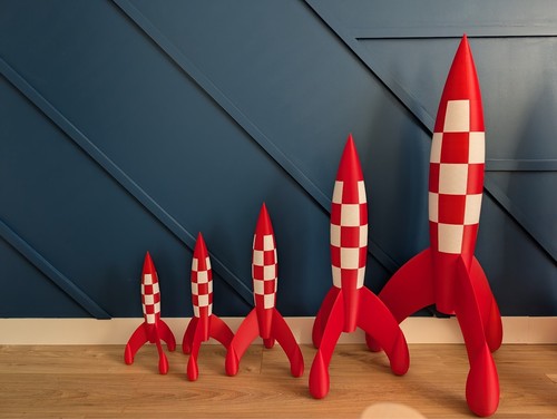 Fusée tintin jusqu - 'a, 150cm
