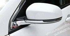 Chrome Mirror Strip Protective Cover Trim Streamer For Jeep Compass 2017 - 2024