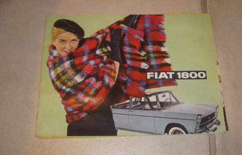 Catalogue fiat 1800 - -,