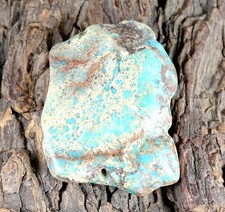 55.80 Carat Naturel Bleu Crête Turquoise Certifié Dalle Pierre Précieuse T18462
