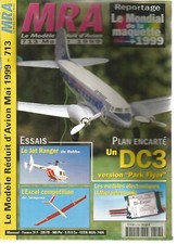 MRA N°713 PLAN: DC3 PARK FLYER / JET RANGER / EXCEL COMPETITION / KRAFT PAPER