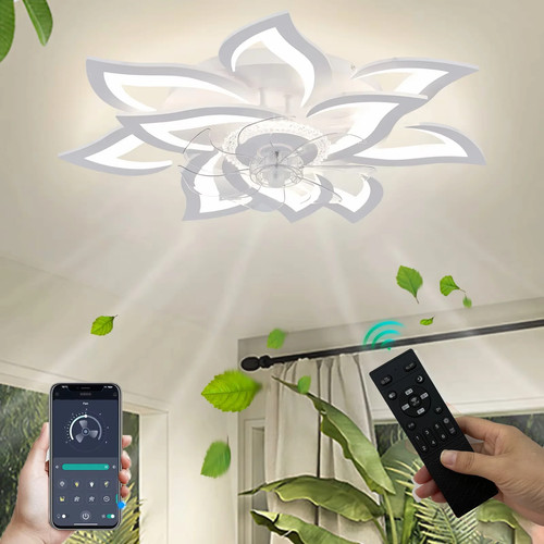 Ventilateur plafond fleur