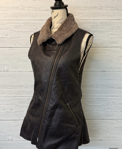 Dylan brown sleeveless vest - dylan,