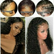 18" Human Hair Lace Front Wig
