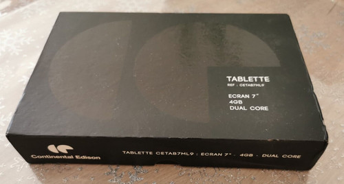 Tablette continental edison - tablette,