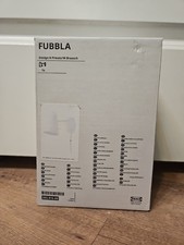 IKEA Wall Mount Lamp White LED Fubbla 303.816.06 NEW IN BOX! Open Box