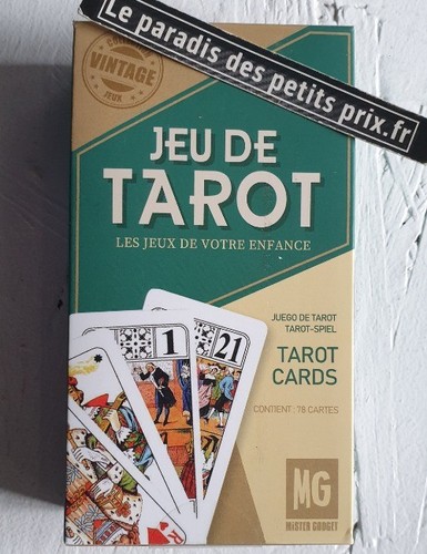 Jeu cartes tarot - 78, de