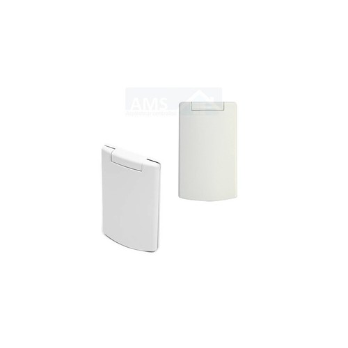 Prise pvc grande - prise, blanc