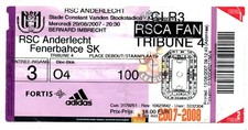 Ticket EC RSC Anderlecht - Fenerbahce Istanbul 29.08.2007