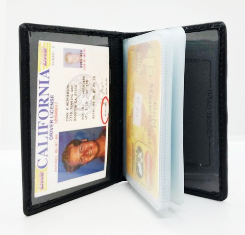 Cuir véritable porte carte - porte, de