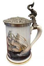 Choppe à bière porcelaine