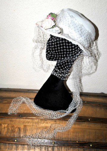 Chapeau fleuri capeline - chapeau,