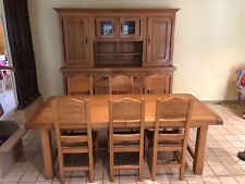 ensemble meuble buffet table et chaise