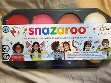 SNAZAROO Face Paint Palette 8 Colors Brand New Sealed
