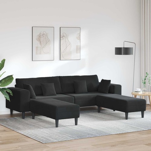 Canapé avec coussin velours - avec,