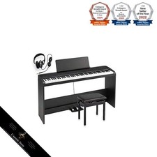 Piano numérique noir KORG / B2SP BK avec tabouret réglable casque et nettoyage