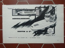 7/1965 PUB BERTIN & CIE HOVERPLANE BC.8 AEROTRAIN FRENCH AD