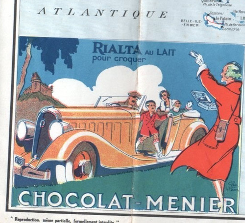 Carte automobile club - carte, de