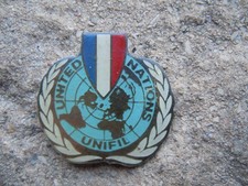 INS 207 . OPEX . INSIGNE DE BERET  UNITED NATIONS UNIFIL . LOCAL . SUPERBE