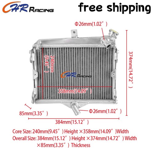 Aluminum radiator for - aluminum,