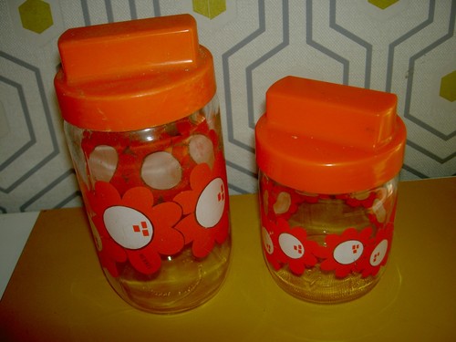 Lot pot bocal en verre - -,