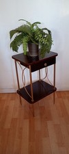 Table de luxe, de design art déco, française chevet table d'appoint rare