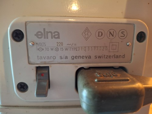 Machine coudre elna - a,