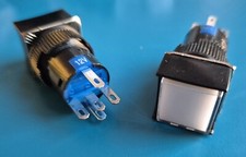 1 Bouton Poussoir Lumineux 12v