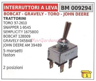 Interrupteur levier bobcat - À,