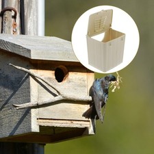  Nid d'élevage de perroquets, cage à oiseaux montée en plastique, nichoir