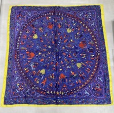 Foulard chale Hermès 140 soie : Avec l'aimable autorisationdu Lalbhai Dalpatbhai