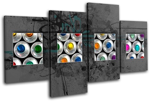 Spray cans abstract graffiti - cans,
