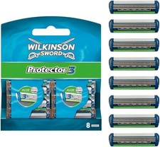 Wilkinson Sword - Protector 3 - Lames de rasoir pour Homme - Pack de 8 lames