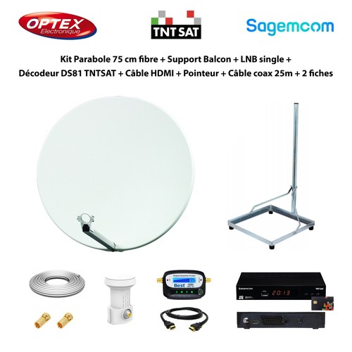 Kit parabole fibre - 75,