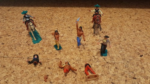 Timpo toys indien - toys, mexicains