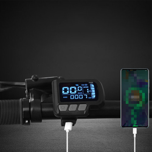 Compteur lcd vélo électrique - lcd,