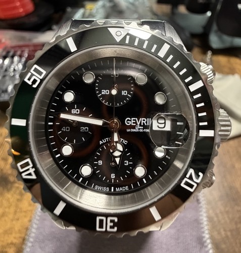 Gevril wall street - 43mm, chrono