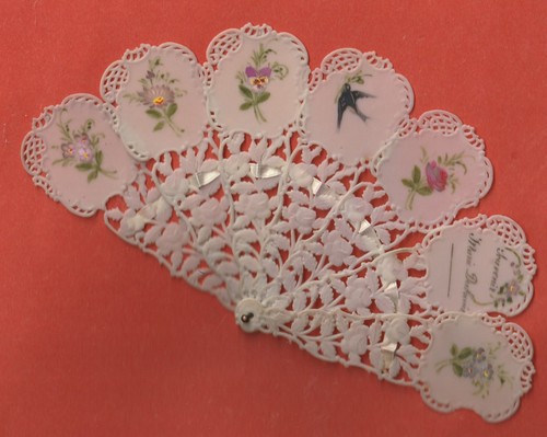 Mini eventail palmettes - eventail, en