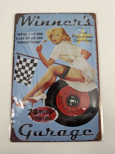 Winner garage plaque - winner's,