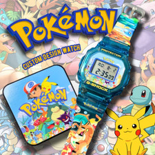 Customized Designed DW5600 Shock & Water Resistant Pokemon G Shock Wristwatch